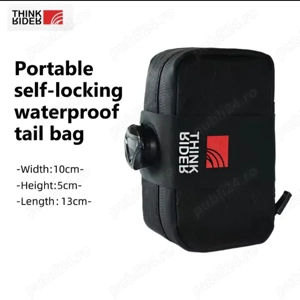 Geantă  Thinkrider sub sa bicicletă cursiera mtb waterproof impermeabila 100% compacta antisoc - imagine 2