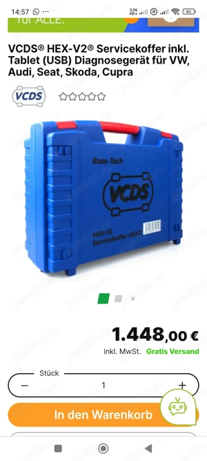 Diagnoza/tester VCDS  Lifeupdate license  - imagine 10