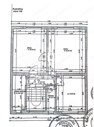 Casa cu 5 camere, 2 bai, pretabila pentru birouri. Girocului - imagine 16