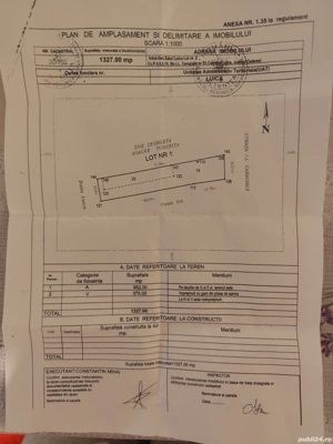 Teren intravilan de vanzare comuna Luica - imagine 5