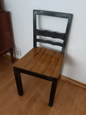 6 scaune din lemn masiv