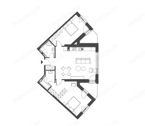 Comision 0 ! Somesului 15 | 3 Camere Finisat | Semicentral | 84 mp - imagine 2