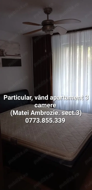 Particular,vând ap.3 camere cu centrală proprie, zona Matei Ambrozie-Titan, sector 3 - imagine 3