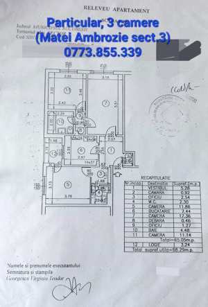 Particular,vând ap.3 camere cu centrală proprie, zona Matei Ambrozie-Titan, sector 3 - imagine 10
