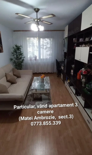 Particular,vând ap.3 camere cu centrală proprie, zona Matei Ambrozie-Titan, sector 3 - imagine 5