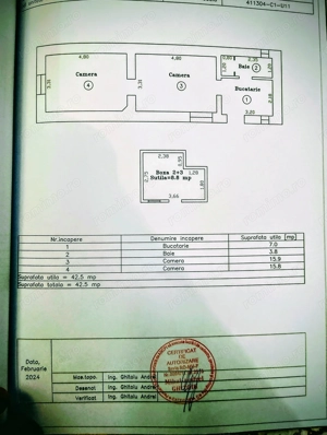 CI581 Timocului-Saguna,2 camere,centrala - imagine 18