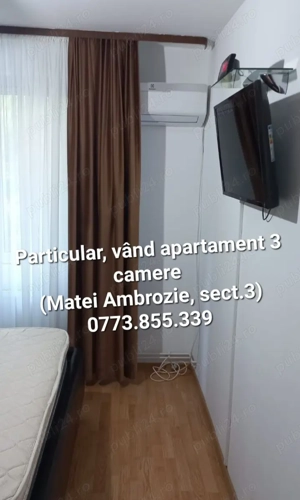 Particular,vând ap.3 camere cu centrală proprie, zona Matei Ambrozie-Titan, sector 3 - imagine 4