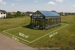 Teren de vanzare in Otopeni deschidere DN1 Ideal Showroom - imagine 2