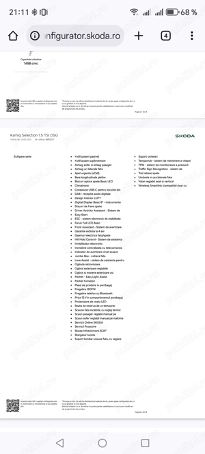 Skoda Kamiq 1.5 dsg 2024 in garantie - imagine 10