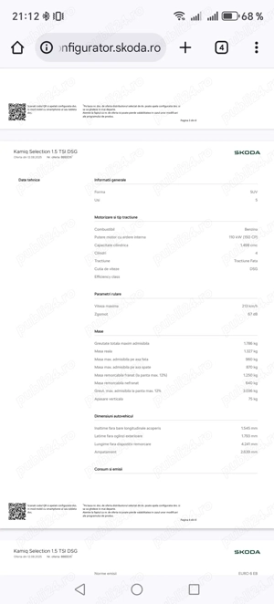 Skoda Kamiq 1.5 dsg 2024 in garantie - imagine 9