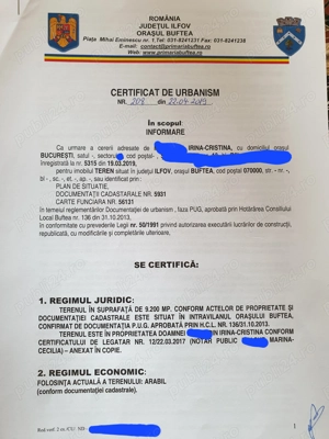 Teren de vanzare Buciumeni ,Buftea , autostrada A0 - imagine 5