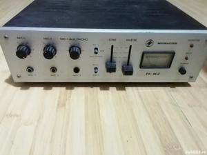 Amplificator Monacor PA-602,3intrari mixate, 30-40w, alimentare mixta(220v sau 12v)