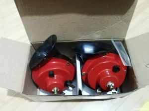 Claxon auto puternic 12v alimentare  - imagine 2