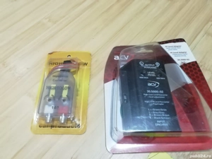 Siguranță pt.subwoofer, convertor hi-low 2modele, RCA, montaj  - imagine 3