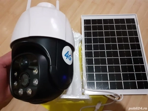 Camera supraveghere 4g,panou solar, acumulator, cartela gsm 