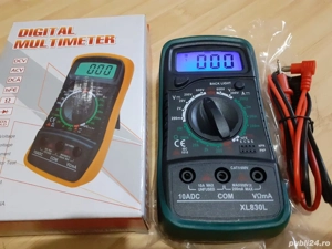 Multimetru digital, aparat de măsură tensiuni, rezistenta, diverse piese