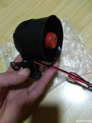 Sirenă alarma 12v, 6 tonuri succesive