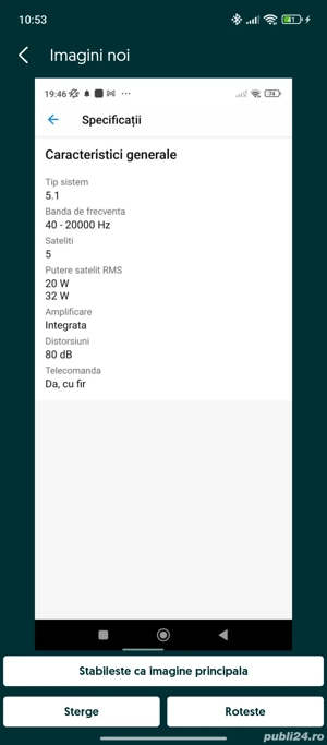 Vând sistem 5.1 creative 