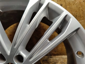 Set jante originale aliaj aluminiu argintiu Audi 20" A7 S7 4K C8 S-Line  8,5 x ET30 - imagine 7