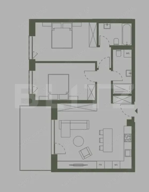 COMISION 0! 3 CAMERE, ETAJ INTERMEDIAR, SEMICENTRAL  - imagine 2