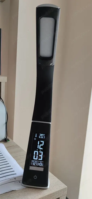 Veioza LED Helen 5W cu display, functie touch, 3 trepte de intensitate luminoasa  - imagine 3