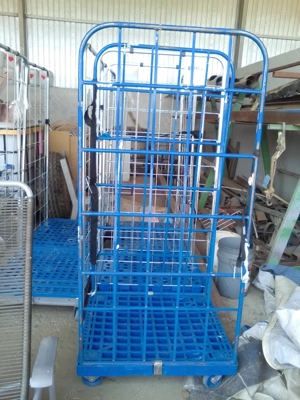 Container mobil cu  2 grilaje laterale  - imagine 5