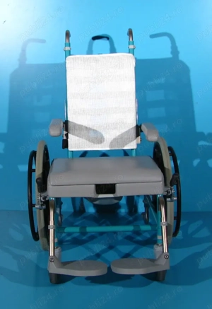 Scaun WC cu rotile din aluminiu Thomashilfen - imagine 2