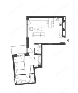 Comision 0 ! Apartament 2 camere, 2 Bai, Semicentral, 63 mp - imagine 5