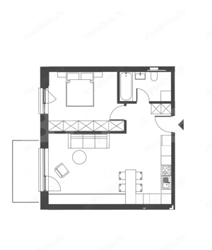 Comision 0 ! Somesului 15, Apartament 2 camere, Semicentral, 54 mp - imagine 5