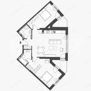 Comision 0 ! Somesului 15, Apartament 3 camere, Semicentral, 2 bai, 84mp. - imagine 2