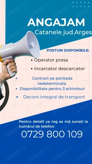 Operatori presa si incarcatori-descarcatori(manipulanti)