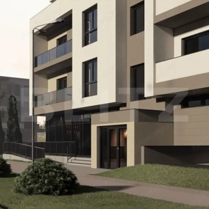 Apartament modern 2 camere, 49.3 mp + balcon 9 mp, etaj 3, bloc NZEB, zona Terra