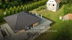 Casa de lux, cu vedere panoramica asupra muntilor, 2600mp teren Gura Raului