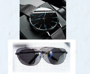 Ceas unisex  NOU la cutie + ochelari de soare 
