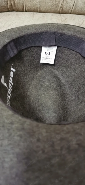 Vand palarie kitzbuhel ,nr 61,kaki,100 % lana,made in Italy - imagine 3