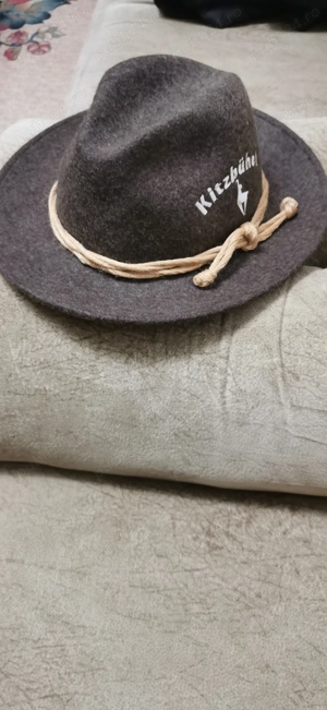 Vand palarie kitzbuhel ,nr 61,kaki,100 % lana,made in Italy - imagine 4