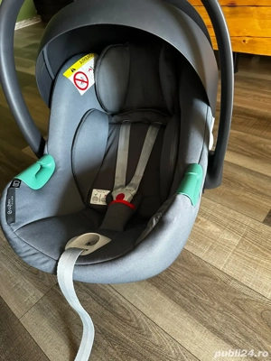 Scoica Cybex i-Size Anton B2 + adaptor pentru carucior Blios S Lux