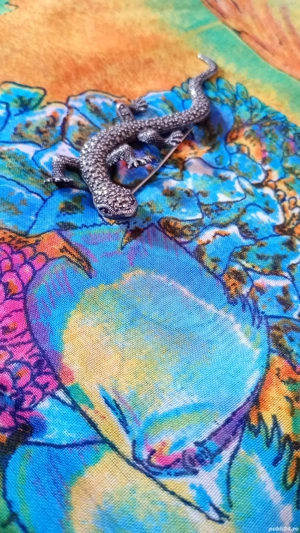 Brosa din argint - imagine 2