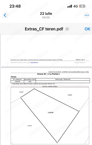Proprietar - Teren intravilan, 609 mp, CU valabil locuința unifamilială  - imagine 2
