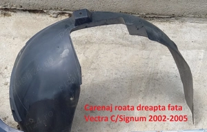Vand carenaje / aparatori noroi + cablaj senzori spate Opel Vectra C / Signum prefacelift - imagine 2
