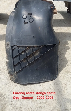 Vand carenaje / aparatori noroi + cablaj senzori spate Opel Vectra C / Signum prefacelift