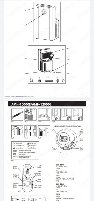 Aer conditionat portabil 12000btu honey well 500 ron - imagine 2
