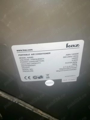 Aer conditionat portabil 12000btu honey well 500 ron - imagine 5