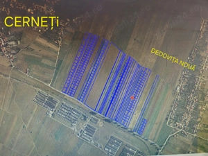 Vând parcelă de 500mp, situată între Cerneți si Dedovița Nouă!