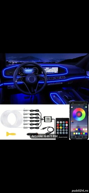 Benzi luminoase LED pentru mașina 