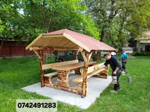 Foisoare, pergole, mobilier de grădină, terase, cuști de caini, locuri de joaca