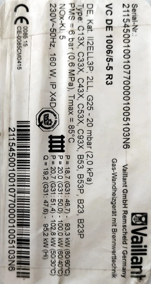 Vand centrala Vaillant 100kw si instalatie industriala. - imagine 3