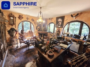 Vilă de lux Otopeni, pentru colecționari, înconjurată de brazi și artă - imagine 15