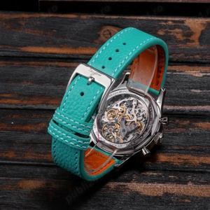 Sugess 1963 Cronograf Seagull ST19 Swanneck Mecanic Safir Pilot Militar Racing - imagine 2