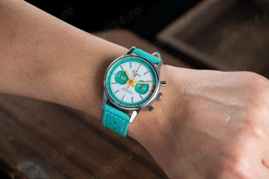 Sugess 1963 Cronograf Seagull ST19 Swanneck Mecanic Safir Pilot Militar Racing